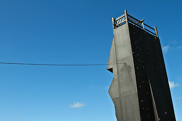 Image showing Climbing wall