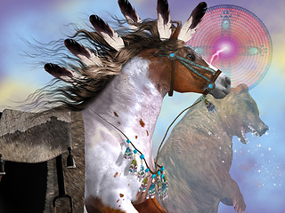 Image showing Year of the Bear Horse