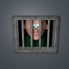 Image showing cartoon guy in prison