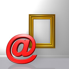 Image showing email symbol