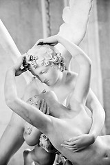 Image showing Psyche revived by Cupid kiss