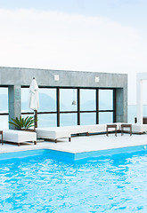 Image showing Luxury swimming pool