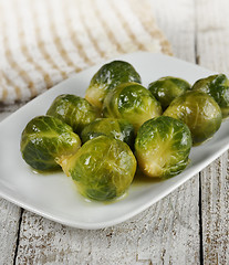 Image showing Roasted Brussels Sprouts 