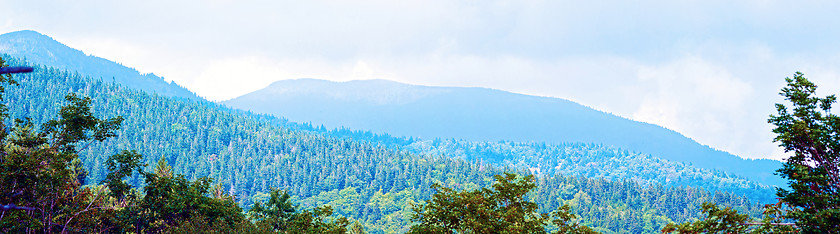 Image showing Appalachian Mountains from Mount Mitchell, the highest point in 