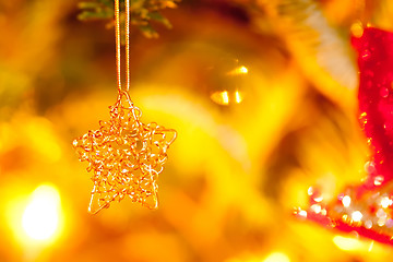 Image showing christmas tree ornaments