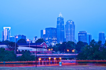 Image showing Skyline of Uptown Charlotte, North Carolina.