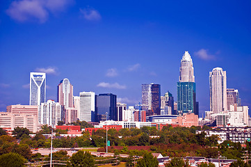 Image showing Skyline of Uptown Charlotte, North Carolina.