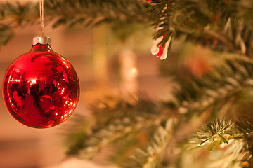 Image showing christmas tree ornaments