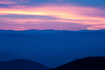 Image showing blue ridge parkway