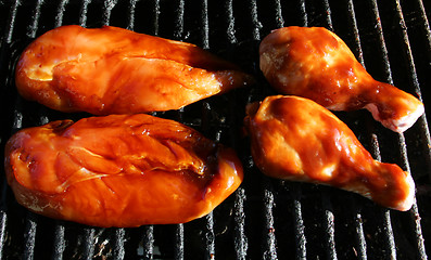 Image showing dinner for two