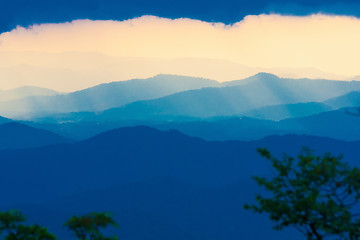 Image showing blue ridge parkway