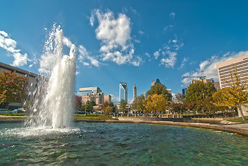 Image showing Skyline of Uptown Charlotte, North Carolina.