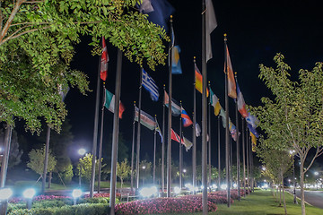 Image showing flag alley
