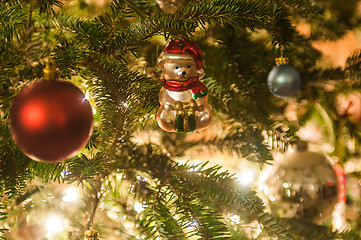 Image showing christmas tree ornaments