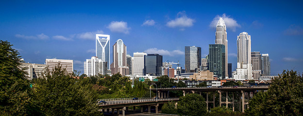 Image showing Skyline of Uptown Charlotte, North Carolina.