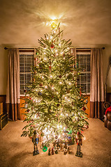 Image showing decorated christmas tree