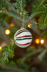 Image showing christmas tree ornaments