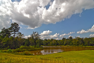 Image showing golf course landscape