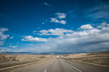 Image showing rocky mountains road