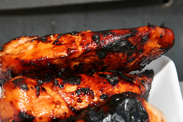 Image showing barbecued and ready