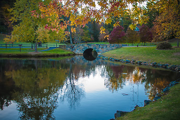 Image showing lake reflections