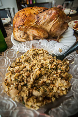 Image showing thanksgiving turkey dinner