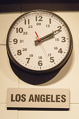 Image showing Timezone clocks showing different time