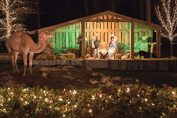 Image showing live nativity