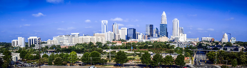 Image showing Skyline of Uptown Charlotte, North Carolina.