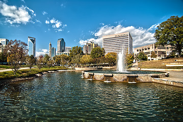 Image showing Skyline of Uptown Charlotte, North Carolina.