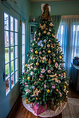 Image showing vintage christmas tree