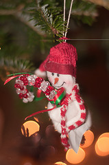 Image showing christmas tree ornaments