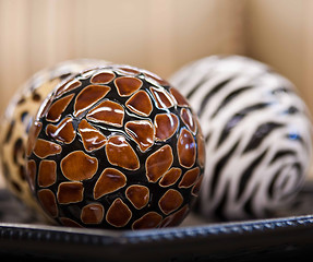 Image showing ceramic balls furniture decoration