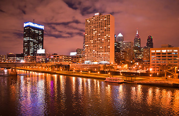 Image showing philadelphia skyline