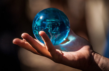 Image showing crystal ball in hand