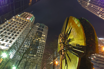Image showing charlotte downtown at night