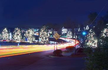 Image showing christmas town usa