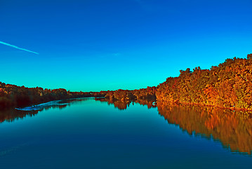 Image showing lake reflections