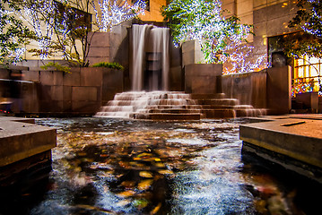 Image showing waterfall in downtown charlotte