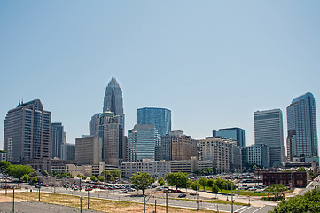 Image showing Skyline of Uptown Charlotte, North Carolina.