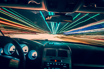 Image showing traveling at speed of light