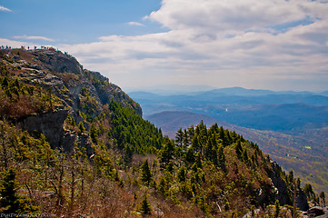 Image showing Autumn View Of Grandfather Mountain From Beacon Heights Trail, B