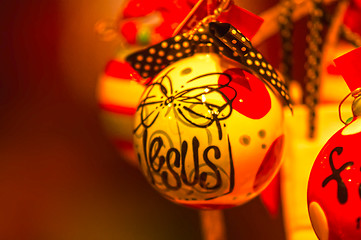 Image showing faith christmas decorations