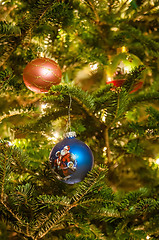 Image showing christmas tree ornaments