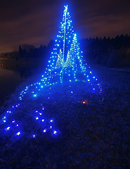 Image showing outdoor christmas decorations