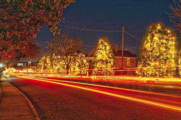 Image showing christmas town usa