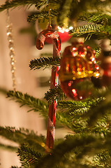 Image showing christmas tree ornaments