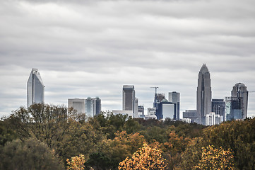 Image showing Skyline of Uptown Charlotte, North Carolina.