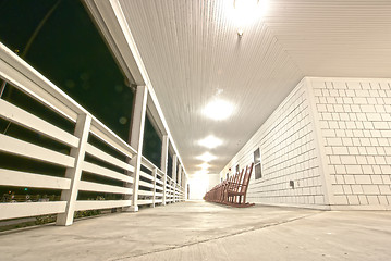 Image showing sitting on ranch porch