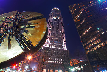 Image showing charlotte downtown at night